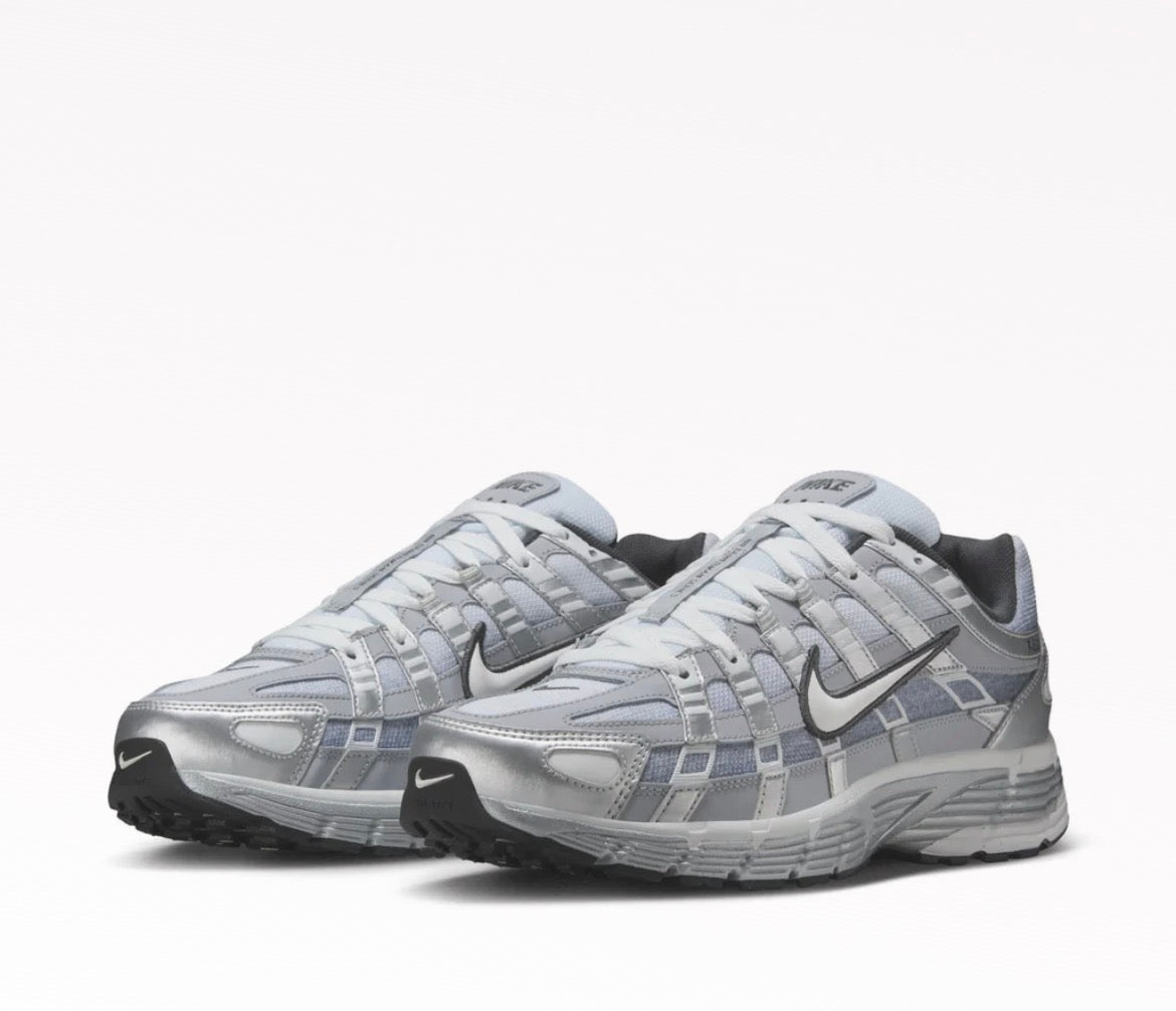 Nike P-6000 Metallic Silver Summit White Grey